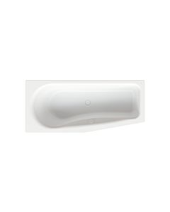 Bette Badewanne 2760-000AS Antirutsch Sense, weiß, 170x75x45cm, Schräge Fußende rechts