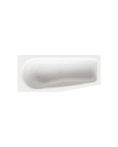 Bette BetteLuna bathtub 2760-287 starwhite, 170x75x45cm, sloping foot end right