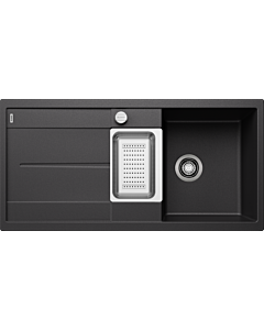 Blanco Spüle 513053 100x50cm, PuraDur anthrazit, reversibel, mit Ablauffernbedienung/Zubehör