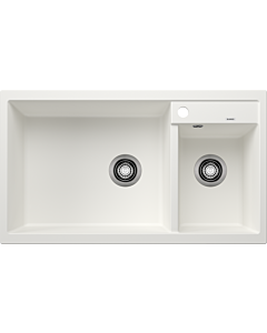 Blanco sink 513269 86x50cm, PuraDur white, left, without drain remote control