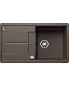 Blanco METRA 5 SF sink 519104 85 x 49 cm, PuraDur cafe, reversible, drain remote control with rotary operation