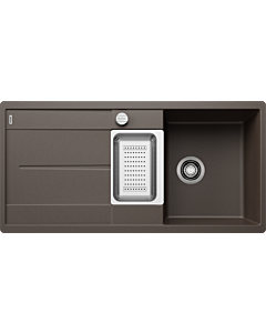 Blanco METRA 6 SF sink 519120 99x49cm, PuraDur cafe, reversible, with drain remote control/ Zubehör