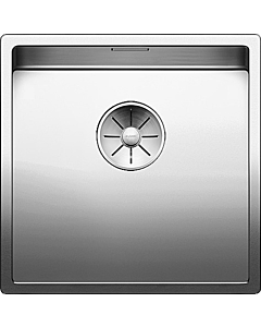 Blanco Claron sink 521573 400-U, 44 x 44 cm, stainless steel satin finish, without drain remote control