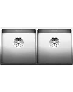 Blanco Claron évier 521618 400/400-U, 86,5 x 44 cm, inox satiné brillant, sans télécommande de vidange