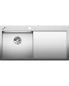 Blanco Claron 5 s-if sink 521626 100x51cm, stainless steel, left, PushControl drain remote control