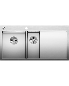 Blanco Claron 6 s-if évier 521646 100x51cm, acier inoxydable, gauche, télécommande de vidange PushControl