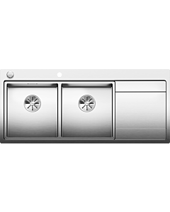 Blanco Divon ii 8 s-if sink 521664 116 x 51 cm, stainless steel satin finish, left, drain remote control with rotary control