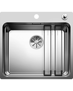 Blanco Etagen-Spüle 521748 54x50cm, Edelstahl Seidenglanz, mit Batteriebank