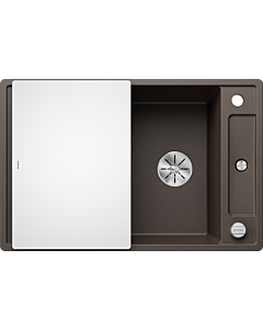 Blanco Axia III 45 S Spüle 523192 78x47cm, PuraDur cafe, reversibel, mit Glasschneidbrett