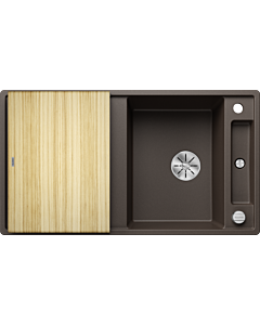Blanco Axia iii 5 s sink 523214 91.5x47cm, PuraDur cafe, reversible, with wooden cutting board