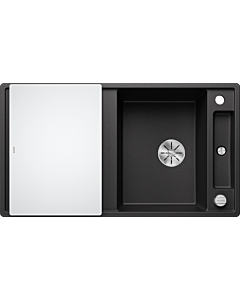 Blanco Axia iii 5 s évier 523215 91,5x47cm, PuraDur anthracite, réversible, avec planche à découper en verre
