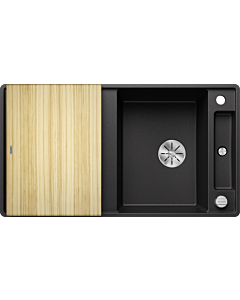 Blanco Axia iii 5 sf sink 523225 90.5x50cm, PuraDur anthracite, reversible, with wooden cutting board
