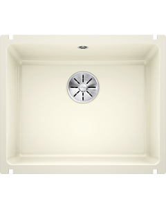 Blanco Subline 500-u sink 523734 54.3x45.6cm, PuraPlus magnolia glossy, for substructure