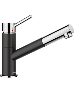 Blanco kitchen faucet 525038 extendable, SILGRANIT look anthracite