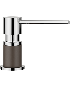 Distributeur de liquide vaisselle Blanco 525815 300 ml, SILGRANIT look café/ chromé