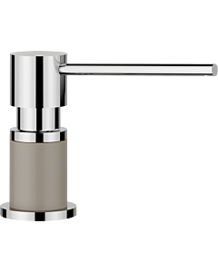 Distributeur de liquide vaisselle Blanco 525816 300 ml, SILGRANIT look tartufo/ chromé