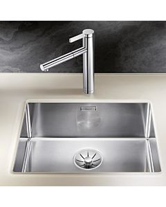 Blanco Claron sink 521577 500-U, 54 x 44 mm, satin stainless steel, without drain remote control