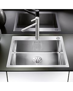 Blanco Claron sink 521639 550-IF / A , 61 x 51 cm, stainless steel, with PushControl drain remote control