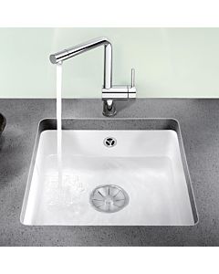 Blanco Subline 375-u Spüle 523726 41,4x45,6cm, PuraPlus kristallweiß glänzend, für Unterbau