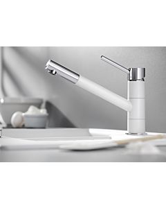 Blanco KANO kitchen faucet 525030 SILGRANIT look silgranit white
