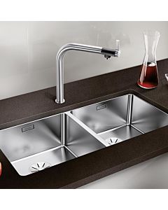 Blanco Andano 400/400-u sink 522987 86.5x44cm, stainless steel satin gloss, for undercounter