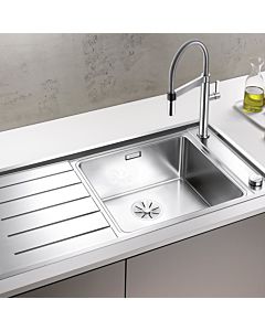 Blanco Andano xl 6 s-if Spüle 522999 100 x 50 cm, Edelstahl Seidenglanz, rechts, Ablauffernbedienung mit Drehbetätigung