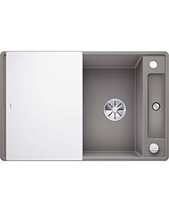 Blanco Axia III 45 SF sink 523201 77x47cm, PuraDur alumetallic, reversible, with glass cutting board
