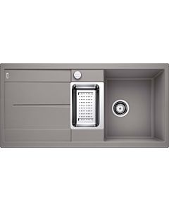 Blanco sink 513045 100x50cm, PuraDur alumetallic, reversible, with drain remote control / Zubehör