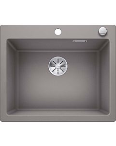 Blanco sink 523688 61.5 x 51 cm, PuraDur alumetallic, drain remote control with rotary control