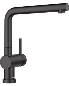 Blanco Linus-SF kitchen faucet 527523 matt black, swivel