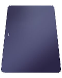 Blanco glass cutting board 232846 49.5 x 28 cm, velvet matt glass, night blue