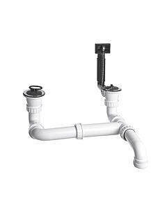 Blanco Doppel-Ab-/Überlaufgarnitur 137034 1 1/2", für TOP EZS 11x4