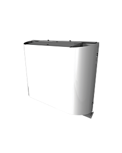 Blauberg AH-5 160 DUO hotte extérieure 8029370 pour pré-installation, blanc , résistante aux UV