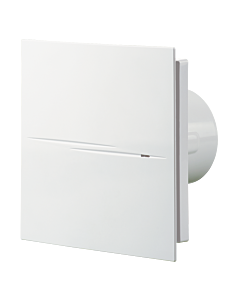 Ventilateur à deux étages Blauberg Sileo Design V2 100 T 8036439 avec une capacité allant jusqu&#39;à 90 m³/h, puissance 4,5 W, avec clapet anti-retour