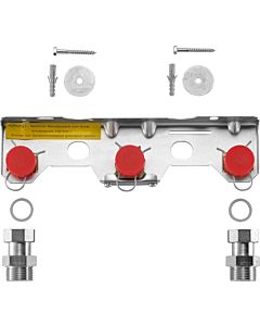 plaque de raccordement de montage Bosch 7719001771 pour appareils de 40 et 50 kW, pour gaz naturel, avec vis de raccordement