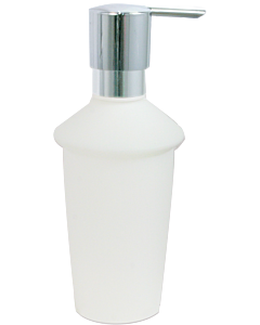 Bravat Metasoft replacement bottle 124101 for soap dispensers, loose, satin-finished plastic