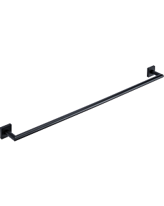 Bravat Quaruna towel rail 755299, square, matte black, adhesive/screw mounting