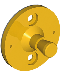 Adaptateur mural de remplacement Bravat Varuna 122600, entraxe de 30 mm