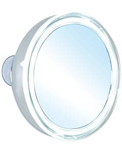 Miroir cosmétique Bravat Larisa 411710 chromé, éclairage LED