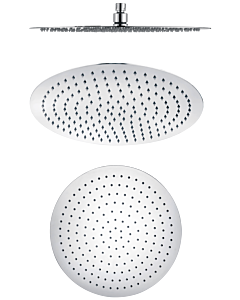 Bravat round shower head 3590737, chrome