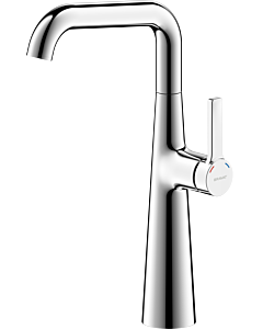 Bravat Chicago basin mixer tap 3555212 with high spout, high, click drain, chrome