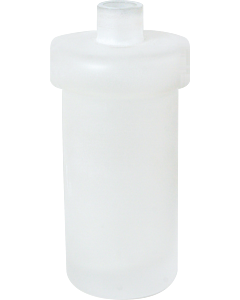 Bravat Varuna replacement soap dispenser bottle 126151 satin finish, for Varuna + Quaruna