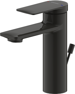 Robinet de lavabo Bravat Milano 3564019 avec bonde, noir mat