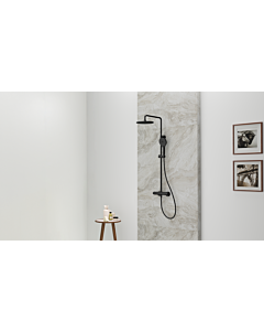 Bravat ShowerSystem Thermostat-Duschsystem 3591779 schwarz matt