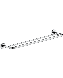 Porte-serviettes double Bravat Varuna 764910, double, chromé, à coller/visser