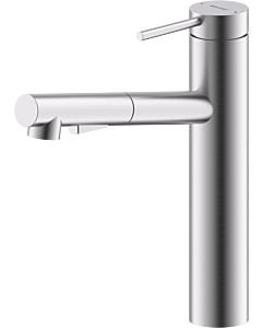 Robinet de cuisine Bravat Toronto 3544278 avec douchette extractible, acier inoxydable