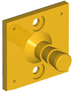 Bravat Quaruna Wandadapter 122701 Bohrlochabstand 28mm