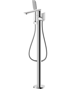 Robinet de baignoire sur pied Bravat Milano 3564222 avec douchette, chromé