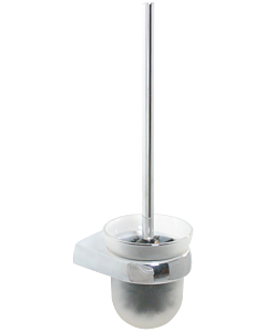 Bravat Metasoft  WC-Wandgarnitur 818310 Glas satiniert, chrom