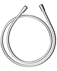 Flexible de douche Bravat 3590432, 175 cm (1750 mm), anti-torsion, chromé